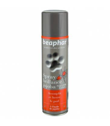 Spray Brillance jojoba Premium Beaphar : 250 ml