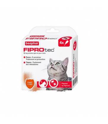 FIPROtec pipettes contre puces et tiques chat