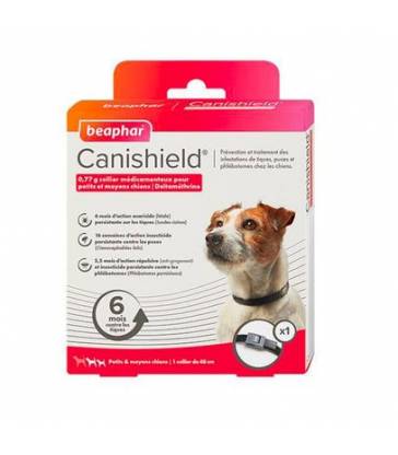 Collier antiparasitaire Canishield chien