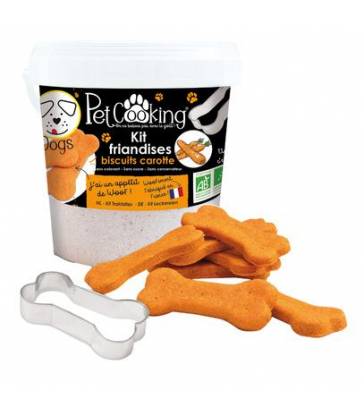 Kit pour biscuits carotte pour chien