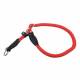 Collier-lasso Corde Run-Around rouge : 30 CM