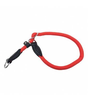 Collier-lasso Corde Run-Around rouge : 30 CM