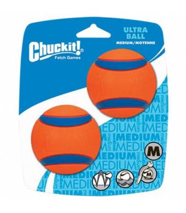 Lot de 2 Balles Caoutchouc Chuckit!