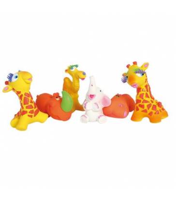 Lot de 24 jouets latex "Savane"