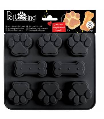 Moule Silicone Pattes De Chien et Os