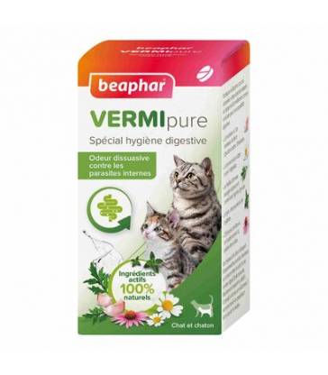 Vermipure comprimés pour chat Beaphar