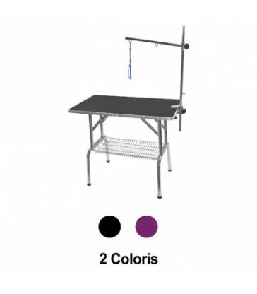 Table pliante à potence simple sans roulette