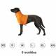 Protection de cou orange pour chien ou chat