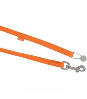 Laisse simple Mc Leather Orange Taille : T1