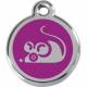 Médaille Red Dingo Souris Violette