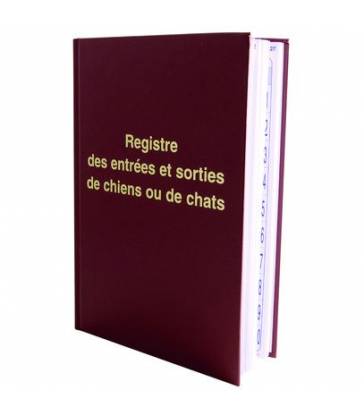 Registre des entrées et sorties