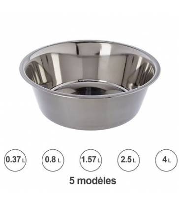 Gamelle inox pour chien ou chat