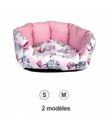 Corbeille chien Pink Flamingo