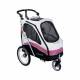 Poussette journey grise et violette moins de 30 kg