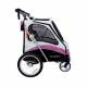 Poussette journey grise et violette moins de 30 kg