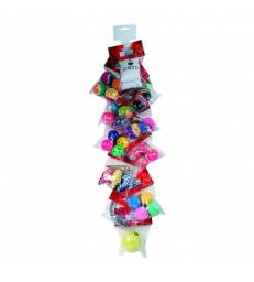 Lot de 12 jouets en sachets pour chats