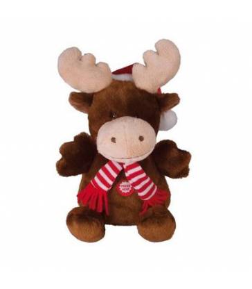 Peluche sonore Renne de Noël