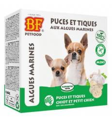 Friandises "puces et tiques" aux algues marines Biofood