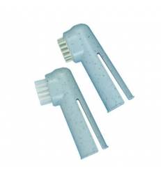 Lot de 2 brosses à dents-doigtiers