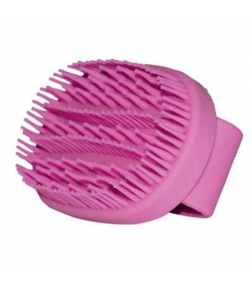 Brosse en caoutchouc rose