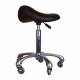 Tabouret selle de cheval noir