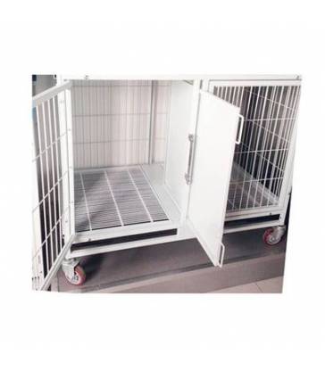 Diviseur pour cage de gardiennage en metal L