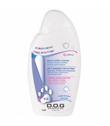 Shampoing doux protéiné chaton Dog génération