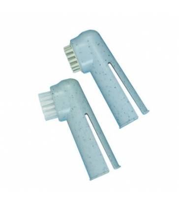 Lot de 2 brosses à dents-doigtiers