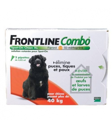 Pipettes Frontline Combo Chien XL