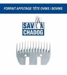 Affûtage des têtes de coupe ovins-bovins