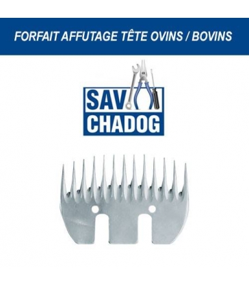 Affûtage des têtes de coupe ovins-bovins