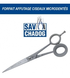 Affûtage des ciseaux microdentés