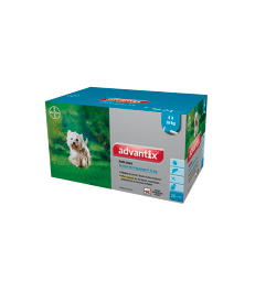 Advantix Petit Chien 4-10 kg . 24 pipettes de 1 ml