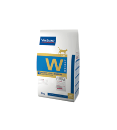 Veterinary HPM Cat W1 Weight Loss & Diabetes . Sac de 3 kg