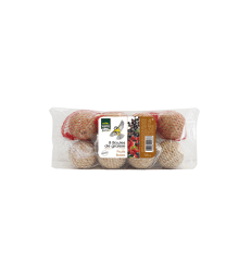 Boules de graisse Fruits + Baies .Sachet de 8