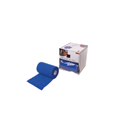 Bande cohésive VetFlex UU .15 cm x 15 m - Bleu - Boîte de 4