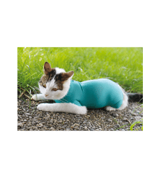 Gilet CatBody VetMedCare pour chat .Taille XS - Lg : 30-35 cm - Vert