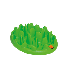 Gamelle Green Slow Dog pour chien .Mini - 29 x 23 x H8 cm - Vert