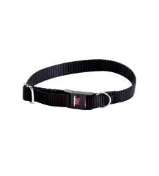 Collier chat Tuff-Lock .1,3 cm - Longueur : 18 à 27 cm - Noir