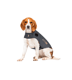 Gilet anti-anxiété ThunderShirt pour chien .de 12 à 18 kg - Tour de Poitrine : 53 à 63 cm - M - Gris foncé