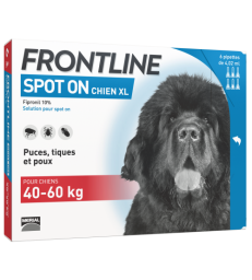 Pipettes Frontline SPOT-ON CHIEN XL