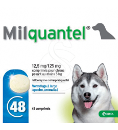 Milquantel 12 5 125 Mg Chien 5kg