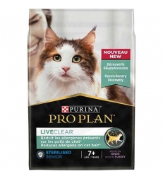 Croquettes ProPlan Sterilised Chat 7+ LiveClear