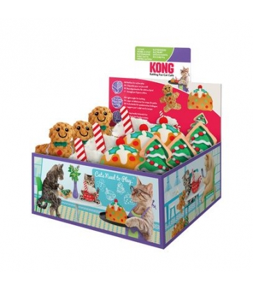 KONG Holiday Scrattles cafe display