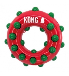 Jouet KONG® Holiday Dotz Ring