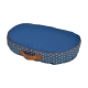 Coussin Asanoha Bleue