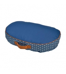 Coussin Asanoha Bleue