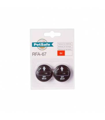 Lot de 2 Piles 6V RFA67 Petsafe